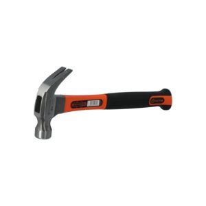 CLAW HAMMER 450G 16oz FIBERGLASS TACTIX CLAW HAMMER 450G 16oz FIBERGLASS TACTIX